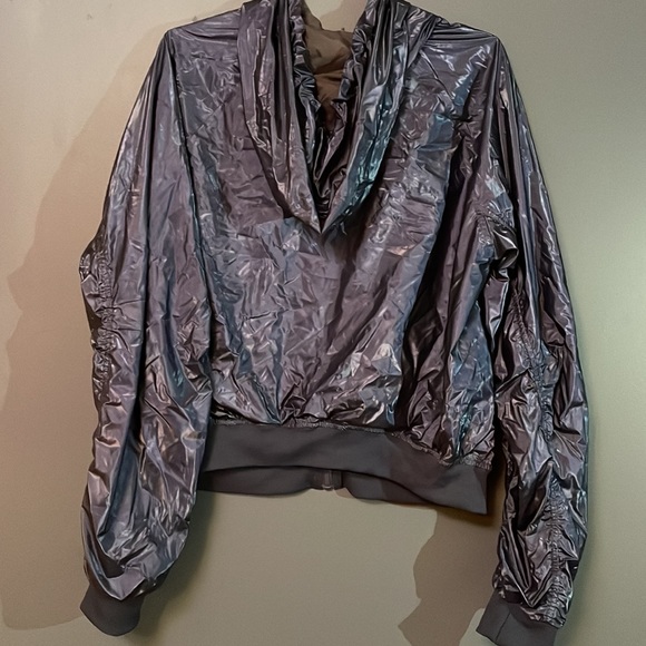 Fabletics Amara Shine Hoodie raincoat jacket - Picture 6 of 11